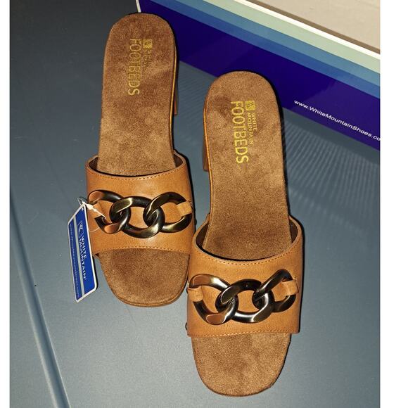 White Mountain Comfort Sole Jem Footbeds Dress Shoe Clogs Size 8M - Picture 10 of 13